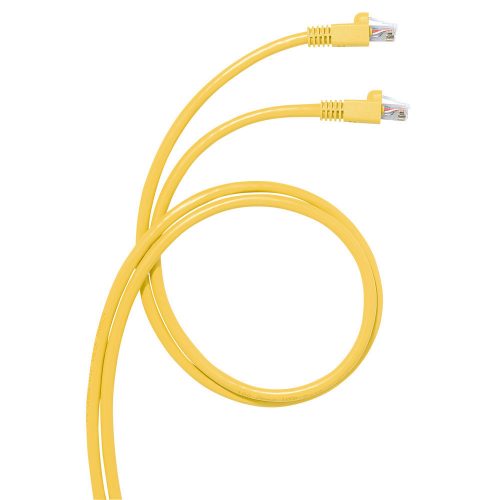 LEGRAND-051523 - LEGRAND konszolidációs patch kábel RJ45-RJ45 Cat6A árnyékolt (S/FTP) LSZH (LSOH) 8 méter sárga d: 6 mm AWG26 LCS3