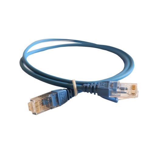 LEGRAND-051546 - LEGRAND patch kábel RJ45-RJ45 Cat6 árnyékolatlan (U/UTP) LSZH (LSOH) 1 méter kék d: 5,2mm AWG24 LCS3