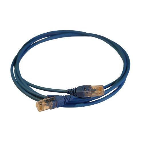 LEGRAND-051547 - LEGRAND patch kábel RJ45-RJ45 Cat6 árnyékolatlan (U/UTP) LSZH (LSOH) 2 méter kék d: 5,2mm AWG24 LCS3