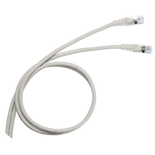 LEGRAND-051636 - LEGRAND patch kábel RJ45-RJ45 Cat5e árnyékolatlan (U/UTP) PVC 1 méter szürke d: 5.4mm AWG24 LCS3