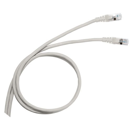 LEGRAND-051637 - LEGRAND patch kábel RJ45-RJ45 Cat5e árnyékolatlan (U/UTP) PVC 2 méter szürke d: 5.4mm AWG24 LCS3