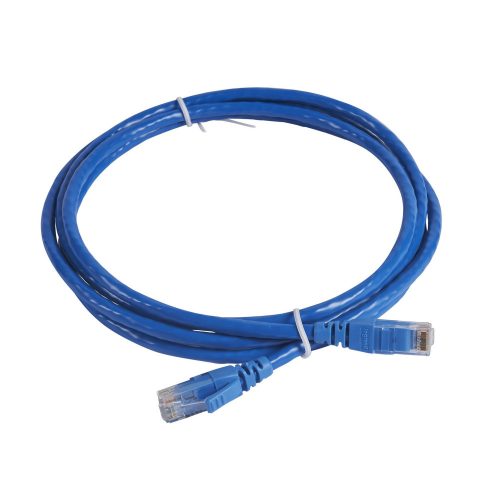 LEGRAND-051773 - LEGRAND patch kábel RJ45-RJ45 Cat6 árnyékolatlan (U/UTP) PVC 2 méter kék d: 6mm AWG24 LCS3