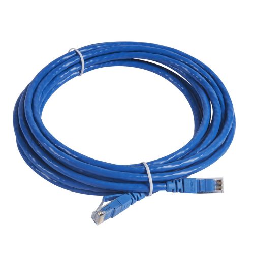 LEGRAND-051775 - LEGRAND patch kábel RJ45-RJ45 Cat6 árnyékolatlan (U/UTP) PVC 5 méter kék d: 6mm AWG24 LCS3