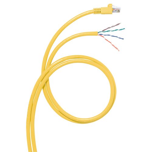 LEGRAND-051786 - LEGRAND konszolidációs patch kábel RJ45-AWG Cat6A árnyékolt (S/FTP)  LSZH (LSOH) sárga  8 méter LCS3