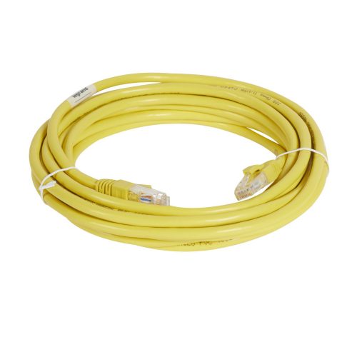 LEGRAND-051885 - LEGRAND patch kábel RJ45-RJ45 Cat6A árnyékolatlan (U/UTP) PVC 5 méter sárga d: 6,2mm AWG26 LCS3