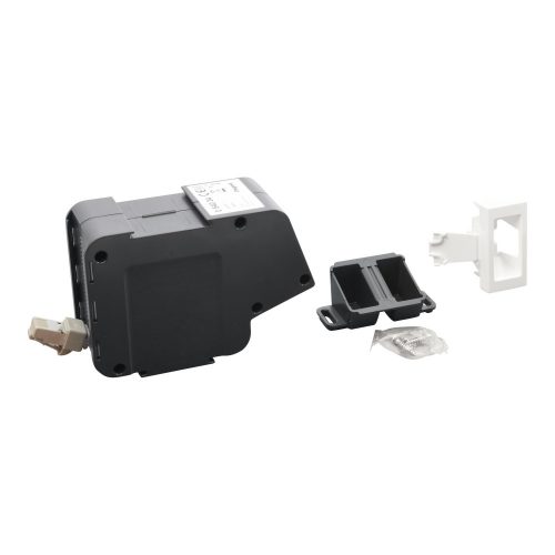 LEGRAND-054034 - RJ45 Cat. 6 UTP lapos vezetékkel 1 modulos visszahúzható szett