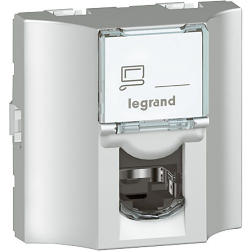 LEGRAND-078624 - Program Mosaic LCS2 RJ 45 csatlakozóaljzat hátsó
RJ 45 csatlakozással, Cat. 5e UTP, 8 érintkezős, 2 modul széles, alumínium