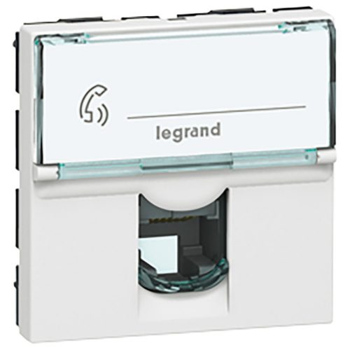 LEGRAND-078732 - Program Mosaic RJ12 aljzat 2m, fehér