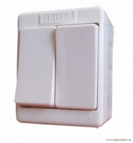 LEGRAND-083905 - Kontállux IP44 csillárkapcsoló fehér