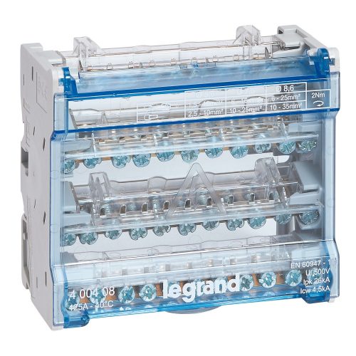 LEGRAND-400408 - Lexic moduláris elosztóblokk 4P 125A 6M