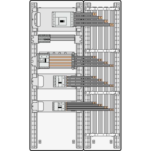 LEGRAND-404476 - VX3 800 gyári csatlakozó vízszintes DPX(-IS) 1600 készülékhez