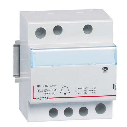 LEGRAND-413093 - Lexic csengőtrafó 230/24-12V 24-18VA