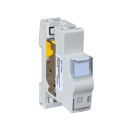 LEGRAND-413104 - LEGRAND OH kalapsíre szerelhető RJ45 port Cat6A árnyékolt (STP) 500MHz - 10 Gigabit/s