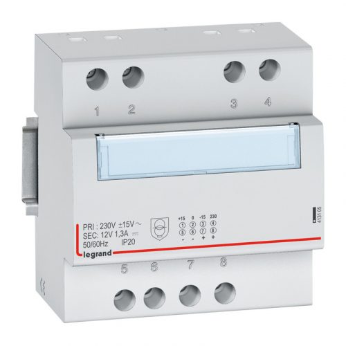 LEGRAND-413105 - Lexic szűrt tápegység 12V~/=, 1,3 A