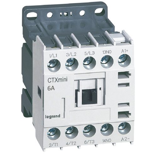 LEGRAND-417001 - CTX3 Mini ip. mágneskapcs. 3P 6A 1Z 24V DC