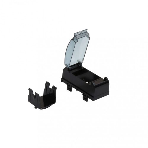 LEGRAND-653075 - DLP bepattintható csatornához vagy energiaoszlophoz adapter, moduláris készülékekhez, fekete