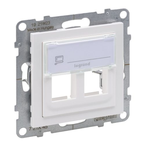 LEGRAND-721145 - Suno kettős keystone adapter, fehér