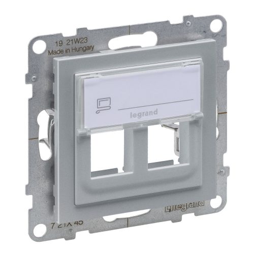 LEGRAND-721345 - Suno kettős keystone adapter, alumínium