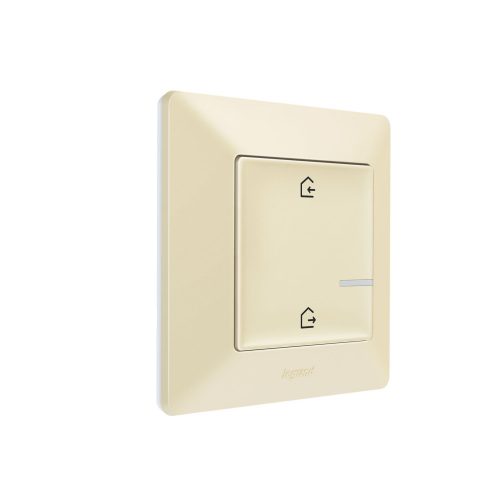 LEGRAND-752286 - Valena Life okos forgatókönyv kapcsoló (távvezérlő) Home + Control alkalmazásban beállított érkezés / távozás forgatókönyvek indítására; díszítőkerettel, elemmel és kétoldalú ragasztó