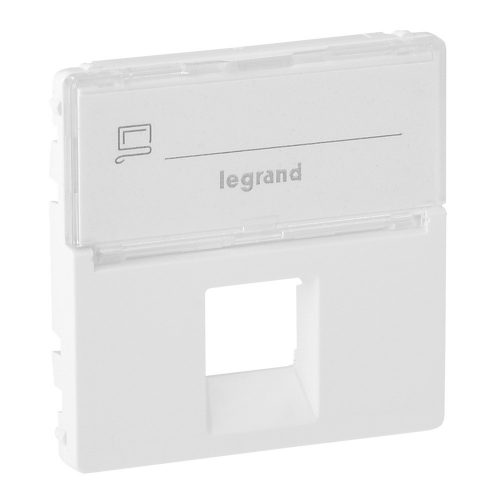 LEGRAND-755470 - Valena Life 1xRJ45 csatlakozóaljzat burkolat, címketartóval fehér