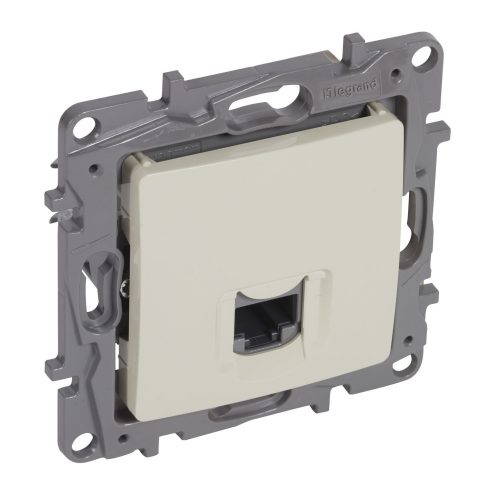 LEGRAND-764673 - Niloé RJ45 Cat.6 UTP csatlakozóaljzat, bézs