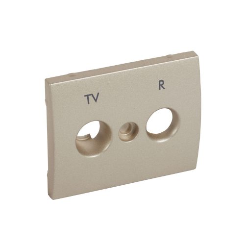 LEGRAND-771483 - Galea Life TV-RD burkolat (30 mm) titánium