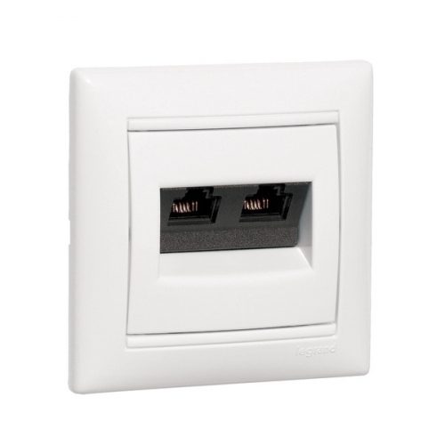 LEGRAND-774139 - Valena 2xRJ45 LCS2 Cat5e UTP aljzat, elefántcsont