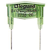 LEGRAND-775899 - Legrand 8/12V 15mA zöld glimmlámpa