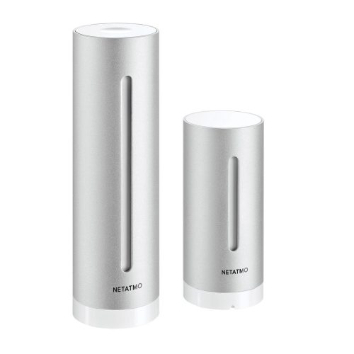 LEGRAND-NWS01-EC - Netatmo okos időjárás központ; torony kialakítás; kültéri és beltéri modullal szállítva; hőmérséklet/páratartalom/légynomás/zajszint/levegőminőség mérése; fehér alu színű; plug>play