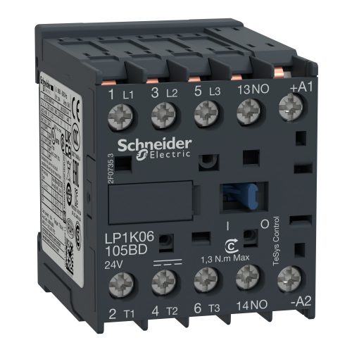 SCHNEIDER LP1K06105BD - Nyákba ültethető mágneskapcsoló 24V/DC