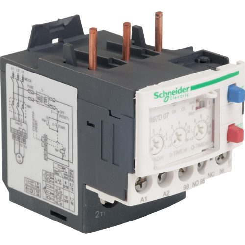 SCHNEIDER LR97D07M7 - Elektronikus relé D mágneskapcsoló, 1.2-6 A, 220VAC