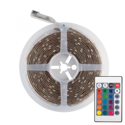 SOMOGYI ELEKTRONIC - LS 5000RGB - LED szalag, 5m, RGB, szett, 150LED