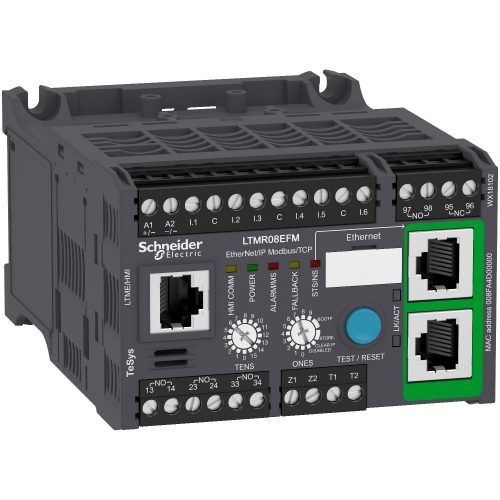 SCHNEIDER LTMR08EFM - TesysT vezérlő ETHERNET 0,4-8A 230VAC