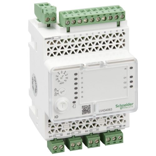 SCHNEIDER LV434063 - I/O modul megszakító kocsiszerkezet állapotjelzéseinek megjelenítéséhez  (NSX, NS>630, NT, NW)