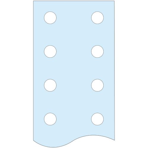 SCHNEIDER LVS04512 - Lyukasztott PE sín, 25x5mm