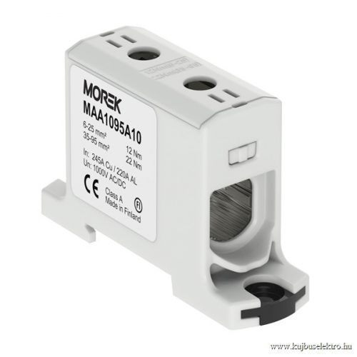 MOREK - OTL95 szürke - Fővezetéki sorkapocs, 1xAl/Cu 6-95 mm2, 1500V, szürke - HD Hungária - MAA1095A10