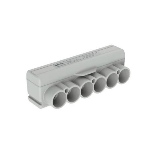 MOREK - SLT50-6-3 szürke elosztóblokk - Elosztóblokk 6x10-50/2,5-35 + 3x2,5 mm2 Al/Cu, 1000V SLT50-6-3 szürke - HD Hungária - MAS6051A10