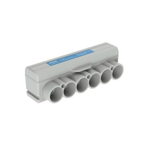 MOREK - SLT50-6-3 kék elosztóblokk - Elosztóblokk 6x10-50/2,5-35 + 3x2,5 mm2 Al/Cu, 1000V SLT50-6-3 kék - HD Hungária - MAS6051B10