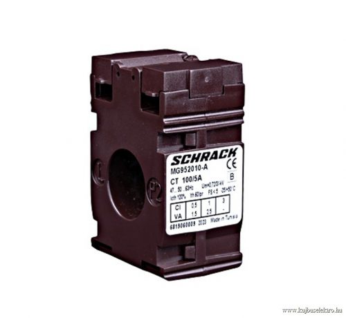 SCHRACK - MG952010A Felfűzhető áramváltó kábelhez, D=21mm, 100/5A