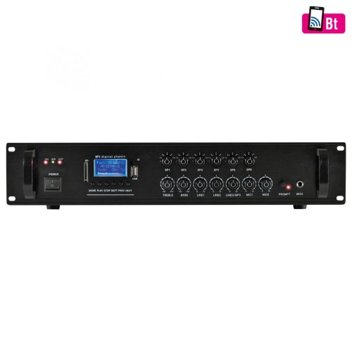 SOMOGYI ELEKTRONIC - MPA 120BT - Keverő-erősítő, FM-BT-MP3, 120Watt