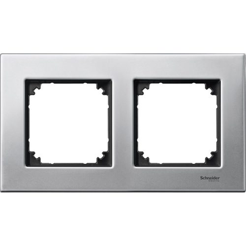 SCHNEIDER MTN403260 - MERTEN M-Elegance kettes keret, platina (fém)