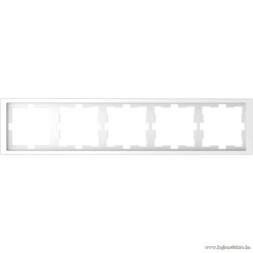 SCHNEIDER MTN4050-6535 - MERTEN D-Life ötös keret, lótuszfehér