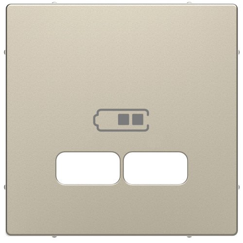 SCHNEIDER MTN4367-6033 - MERTEN USB töltő burkolat, D-Life, szahara