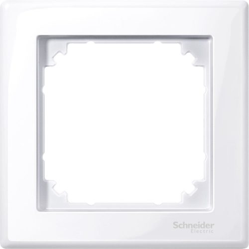 SCHNEIDER MTN478125 - MERTEN M-Smart egyes keret, aktív fehér (antibakteriális)