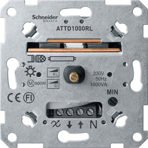 SCHNEIDER MTN5135-0000 - MERTEN Forgatógombos fényerőszabályzó, induktív terhelésekhez, 60-1000 VA