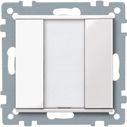 SCHNEIDER MTN617119 - Merten-KNX 1-es nyomógomb , SystemM, polárfehér, fényes