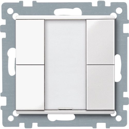 SCHNEIDER MTN617219 - Merten-KNX 2-es nyomógomb , SystemM, polárfehér, fényes