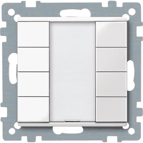 SCHNEIDER MTN617419 - Merten-KNX 4-es nyomógomb , SystemM, polárfehér, fényes