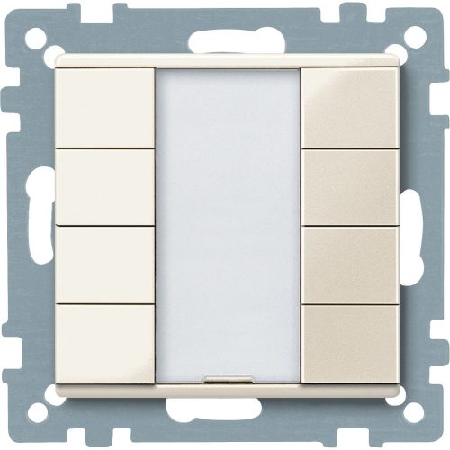 SCHNEIDER MTN617444 - Merten-KNX 4-es nyomógomb , SystemM, fehér, fényes