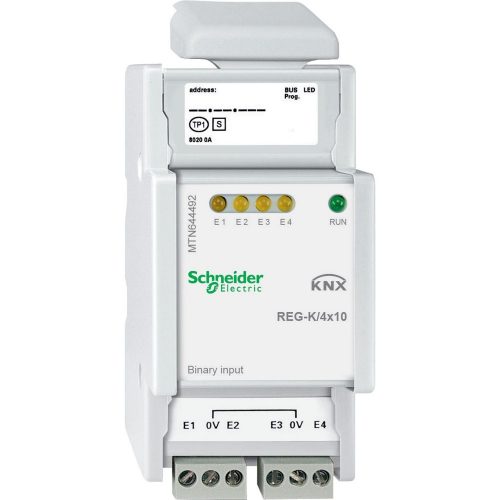 SCHNEIDER MTN644492 - Merten-KNX REG-K/4x10 bináris bemenet